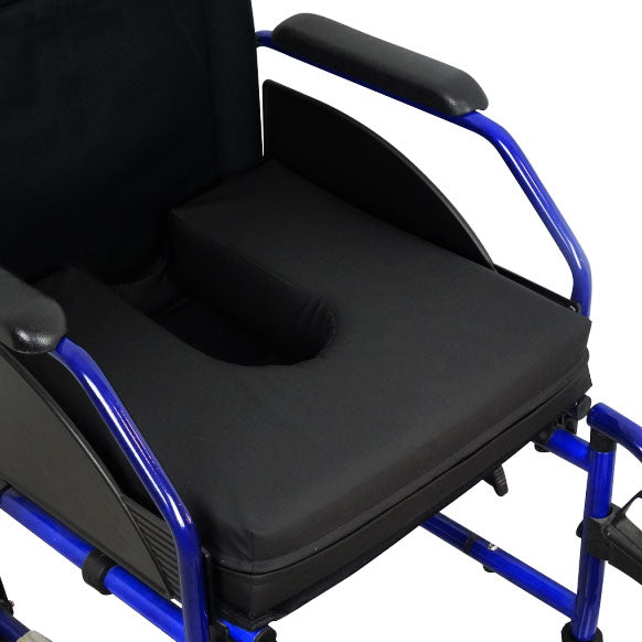 Premium U-Shaped Coccyx Cushion for Wheelchairs - Relieve Tailbone & Lower Back Pain, Versatile & Durable