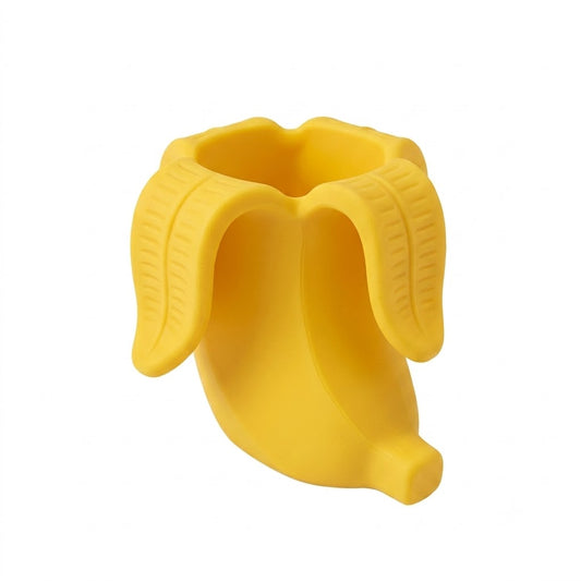 3D Printed Fun Banana Storage Container (Yellow)