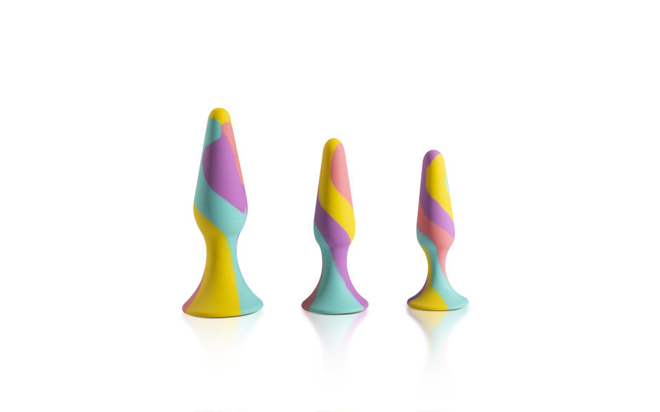 TriPlugs 3 Pc Silicone Anal Training Kit