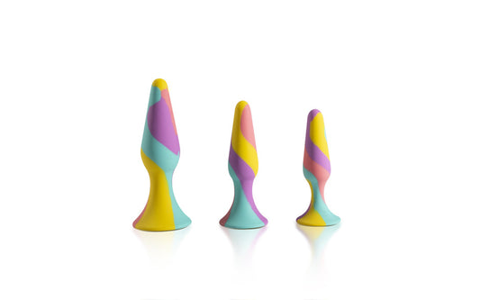 TriPlugs 3 Pc Silicone Anal Training Kit