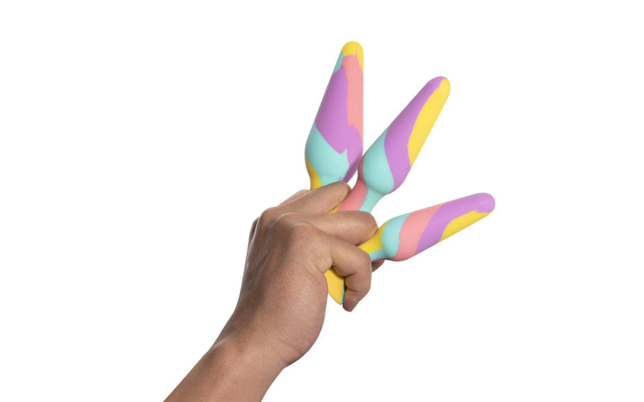 TriPlugs 3 Pc Silicone Anal Training Kit