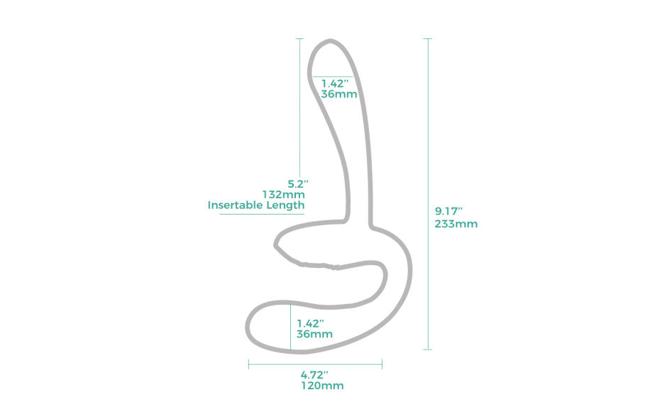 Sapphi Detachable Strapless Strap-on Double Vibrator