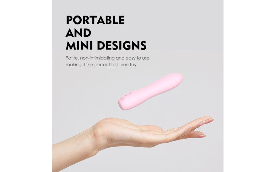 Bella Silicone 140mm Bullet Massager Pink