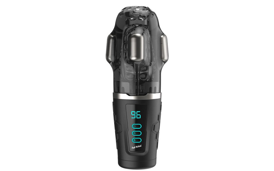 Hypershaker Automatic App Controlled LCD Masturbator Black