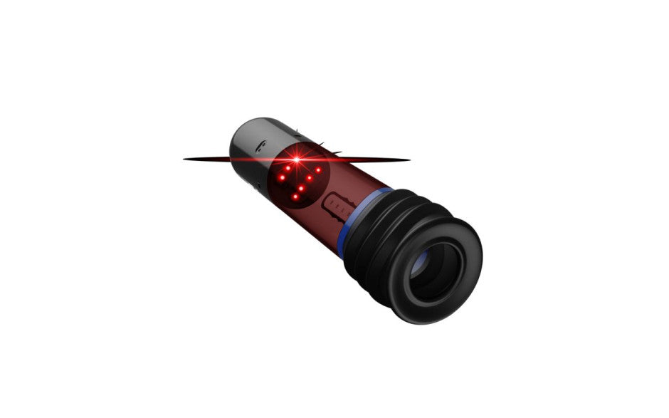ISP90 Curve Infrared Automatic LCD Penis Pump Blue