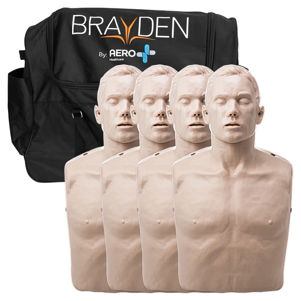 BRAYDEN CPR Training Manikin 4pk with Trolley | Aero Healthcare ...