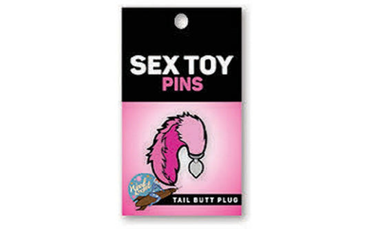 Tail Butt Plug Enamel Pin