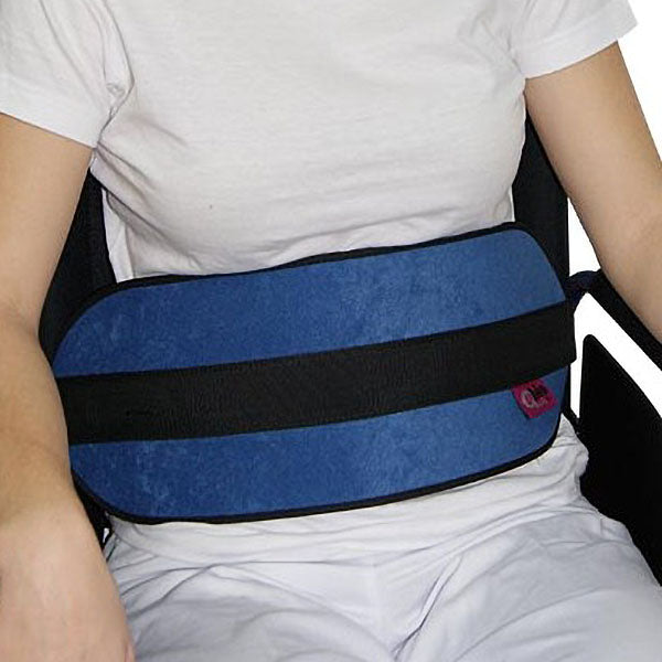 Adjustable Padded Safety Wheelchair Lap Belt, 15cm Wide Support Strap for Elderly & Disabled
