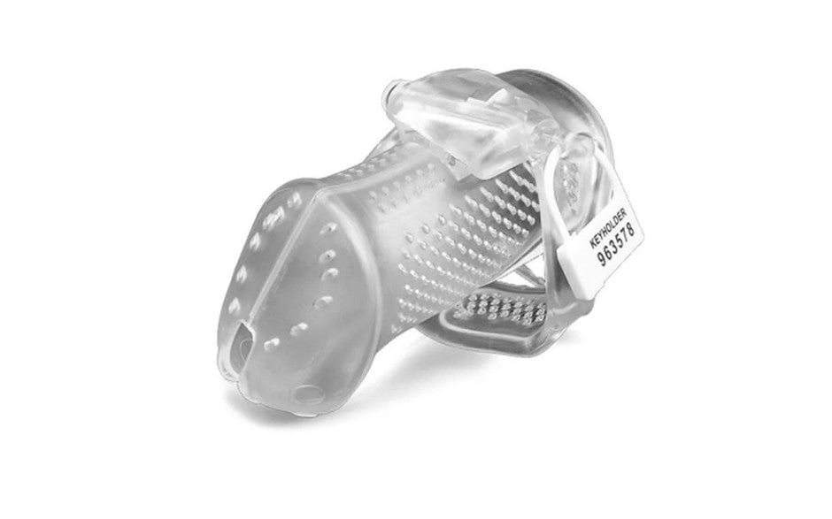 Brutus Airmesh Chastity Cage Clear
