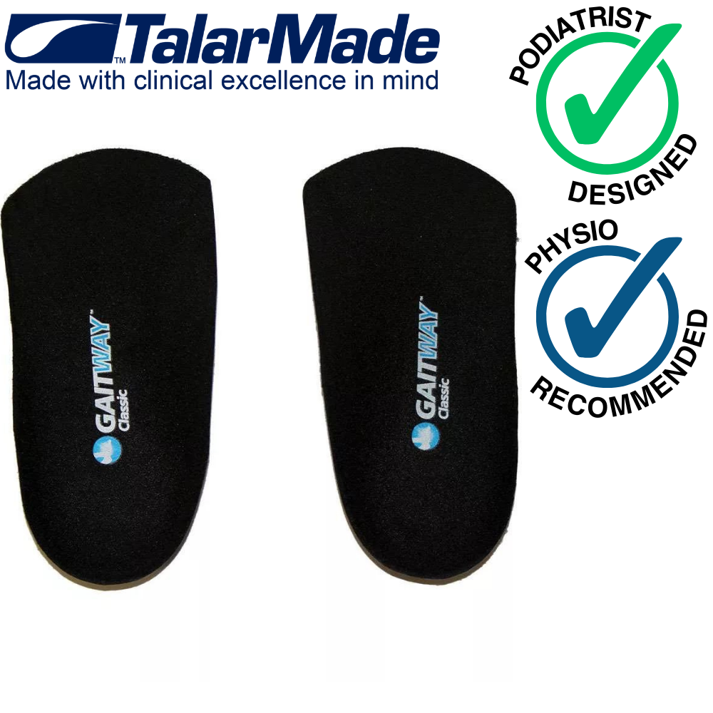 Talarmade Gaitway Classic Orthotics 3/4 Length - 3 Levels of Pronation Control