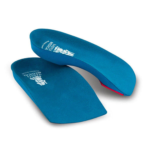 Vasyli 3/4 Length Orthotics Blue (Medium Density)
