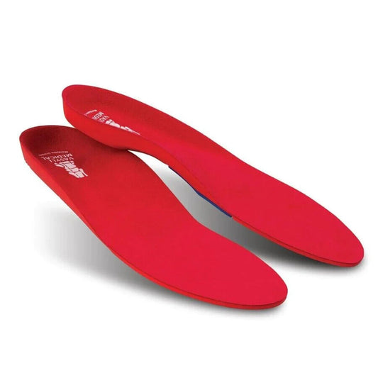 Vasyli Full Length Orthotics Red (High Density)
