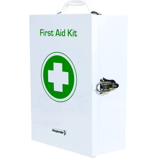 Responder First Aid Kit Metal Cabinet Wallmount Workplace Compliant