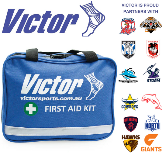 Compact First Aid Kit for Sports Clubs, Teams & Office - Minor to Moderate Injury Treatment