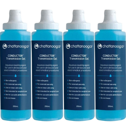 4 x Ultrasound Gel 250mL Conductive Gel Lubricating Tens Machine ECG EEG Transmission Squeeze Bottle