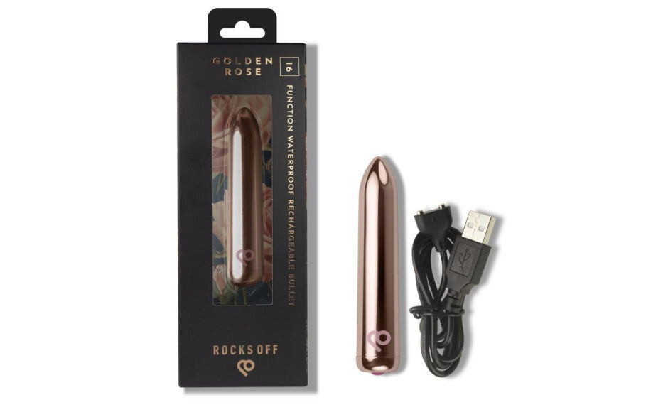 Golden Rose Rechargeable Bullet
