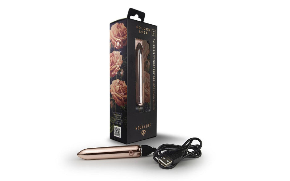 Golden Rose Rechargeable Bullet