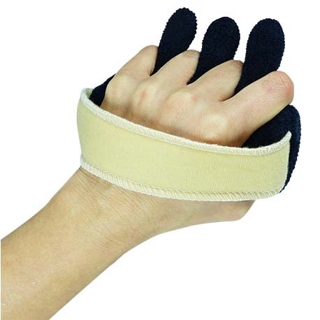 Palm Contracture Cone with Finger Separators for Hand Support