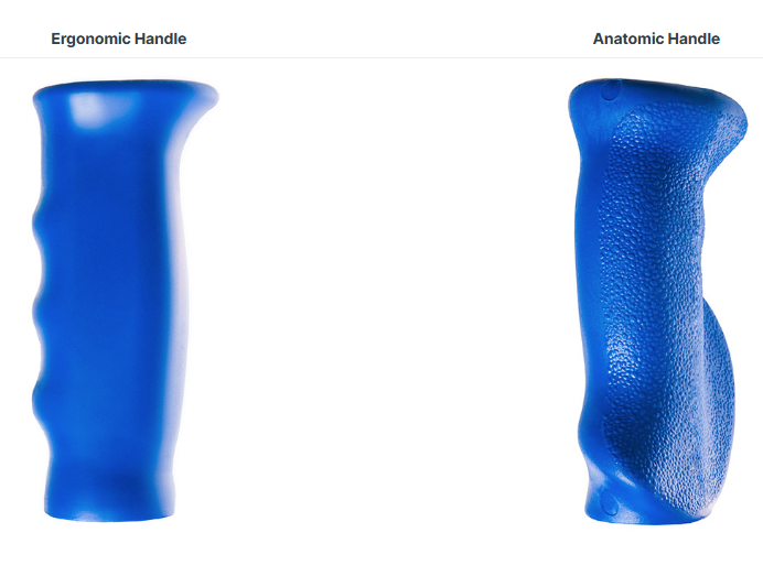 Rebotec Shock Absorber Crutches with Spring Shock Absorbers, Adjustable Anatomic Design, Lightweight & Safe