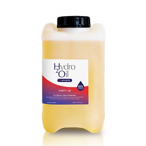 Hydro 2 Oil Massage Oil Warm Up – Warming Wintergreen Sports Oil for Muscle Preparation & Recovery