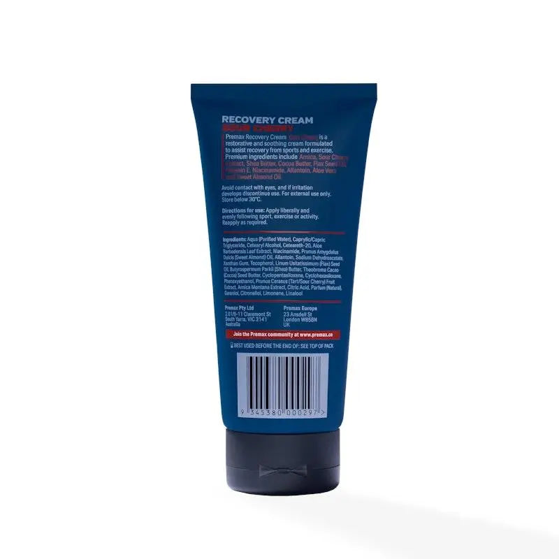 Premax Recovery Cream Sour Cherry 200mL - Premium Post-Exercise Skin Relief & Soothing Recovery Cream