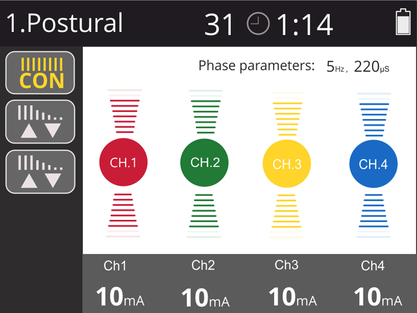 Neurotrac Myoplus 4 - TENS, EMS & Massage Device with Dual Channels for Pain Relief and Muscle Stimulation in Australia