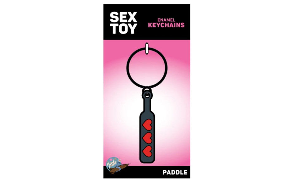 Hearts Paddle Keychain