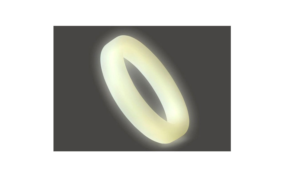 Classic Silicone Medium Stretch Penis Ring 44mm Glow In The Dark