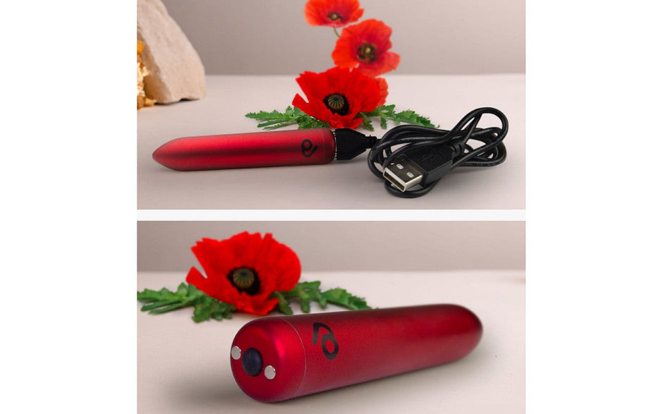 Poppy Red Rechargeable Bullet