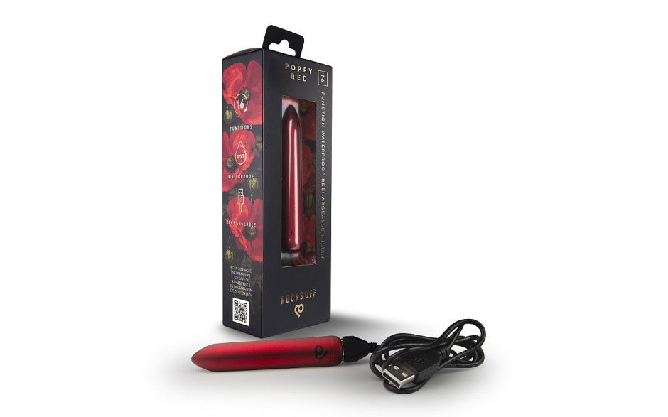 Poppy Red Rechargeable Bullet