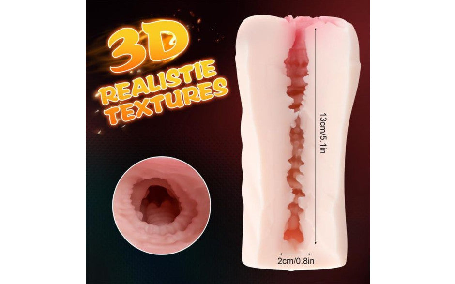 Penny Pussy Dual Layer Vibrating Masturbator