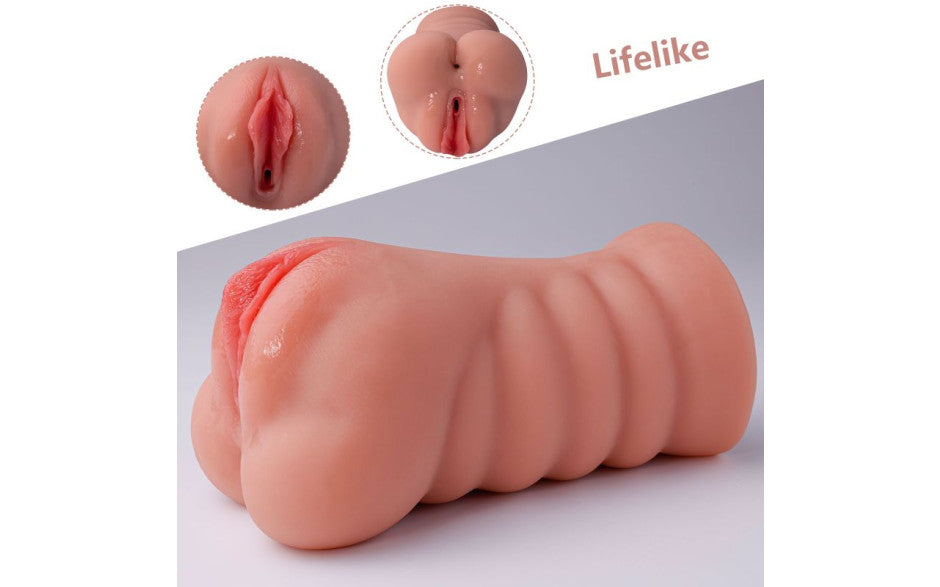 Ramar Realistic Vibrating Anal Vaginal Masturbator