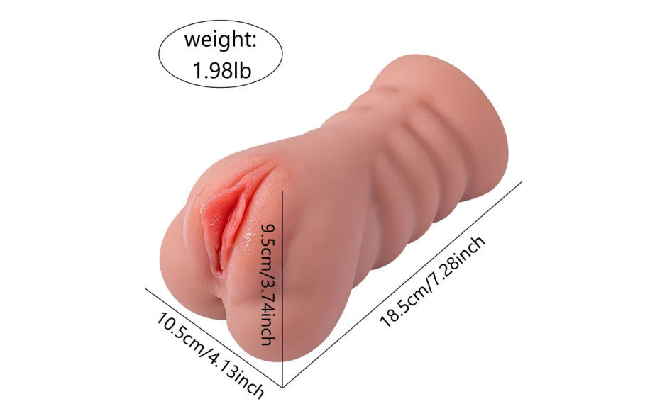 Ramar Realistic Vibrating Anal Vaginal Masturbator