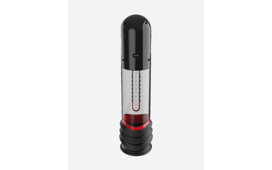 ISP90 Curve Infrared Automatic LCD Penis Pump Red