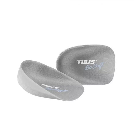 Tuli's So Soft Heel Cups - Shock Absorption Cushion Insert for Plantar Fasciitis, Sever's Disease and Heel Pain Relief, Regular