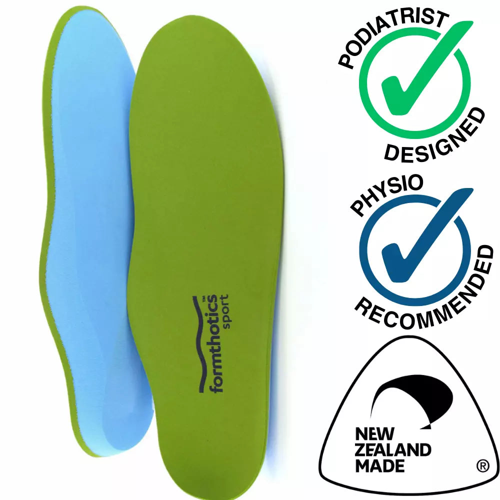 Formthotics Sport Run Shock Stop - Light Green/Blue
