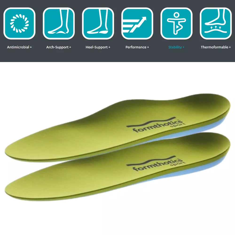Formthotics Sport Run Shock Stop - Light Green/Blue