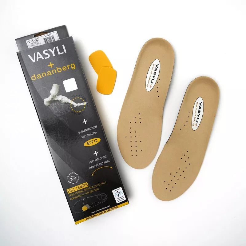 Vasyli Dananberg Orthotics Insoles Toe Removable Back Pain & Plantar fasciitis