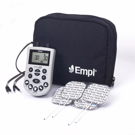 Premium / Professional Quality EMPI Direct TENS Machine + Pack of Electrodes