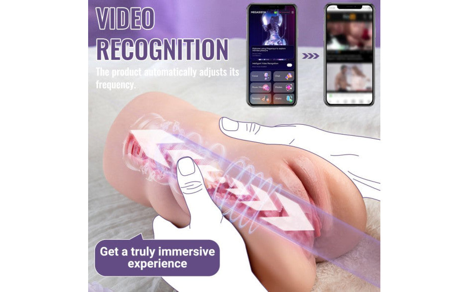 Sora App Controlled Thrusting Vibrating Realistic Vaginal Masturbator