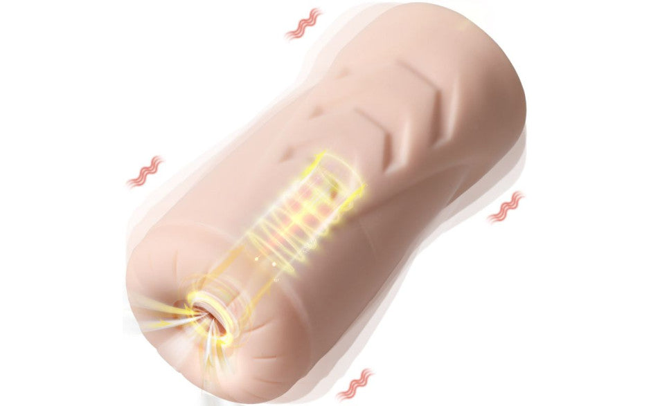 Suctroker Dual Density Vibrating Sucking Vaginal Masturbator V1