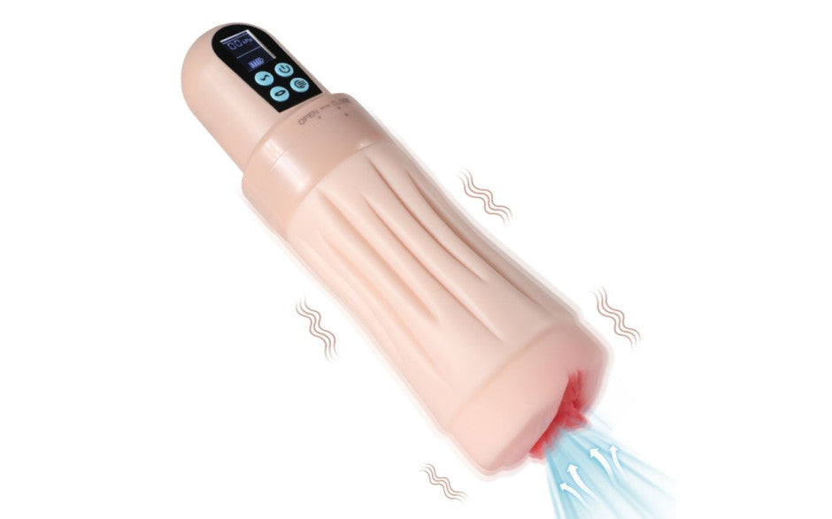 Suctroker Dual Density Vibrating Sucking Vaginal Masturbator V3