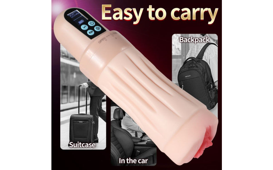 Suctroker Dual Density Vibrating Sucking Vaginal Masturbator V3