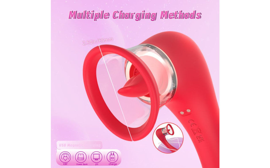 Trumpet 3-in-1 Sucking Licking Vibrating Vaginal Stimulator