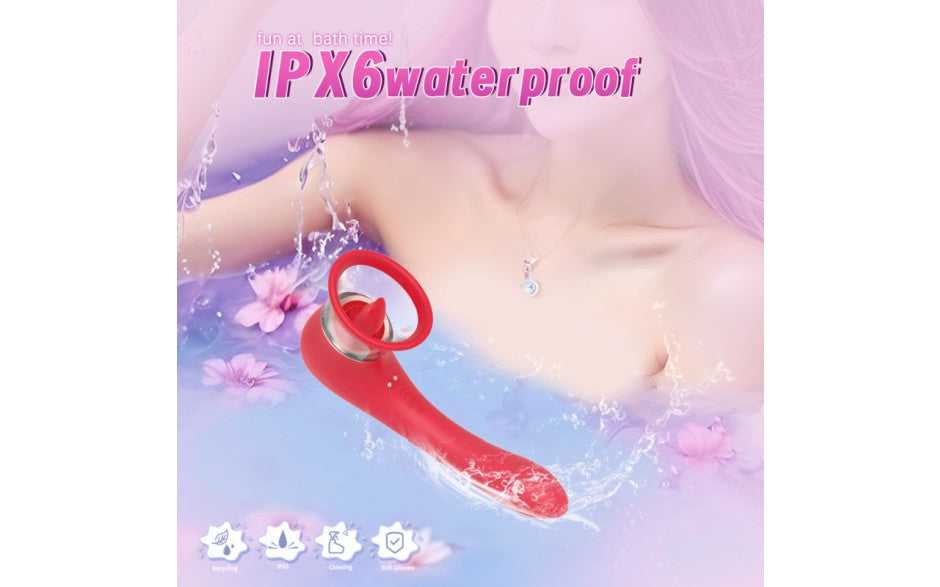 Trumpet 3-in-1 Sucking Licking Vibrating Vaginal Stimulator
