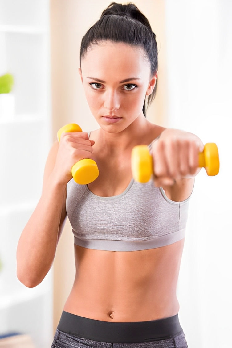 Vinyl Coated Dumbbells – Individual Weight (0.5kg–7kg) – Ideal for Home Workouts & Strength Training